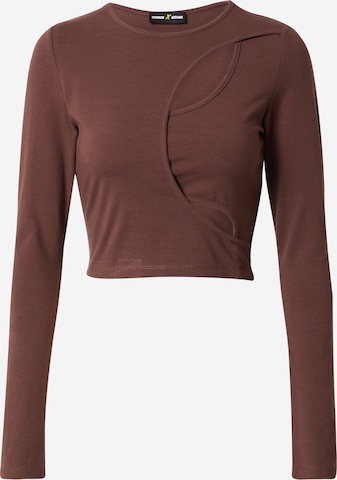 ABOUT YOU x Antonia Shirt 'Elia' in Brown: front