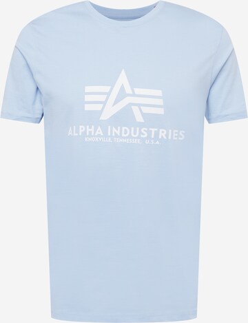 ALPHA INDUSTRIES Shirt in Blauw: voorkant