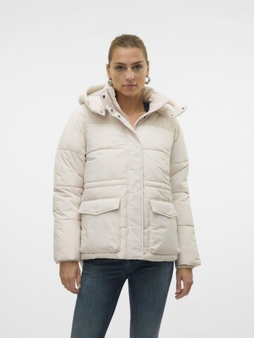 VERO MODA Зимняя куртка 'DIANA' в Белый: спереди