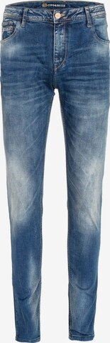 CIPO & BAXX Slimfit Jeans in Blauw: voorkant