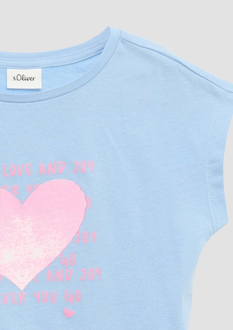 T-Shirt s.Oliver en bleu