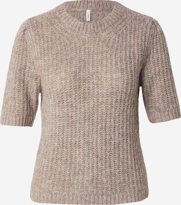 ONLY Sweter 'ONLSHINE' w kolorze beżowy: przód