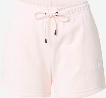 Pantalon Nike Sportswear en rose : devant