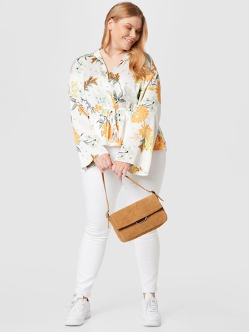 River Island Plus Bluse in Weiß