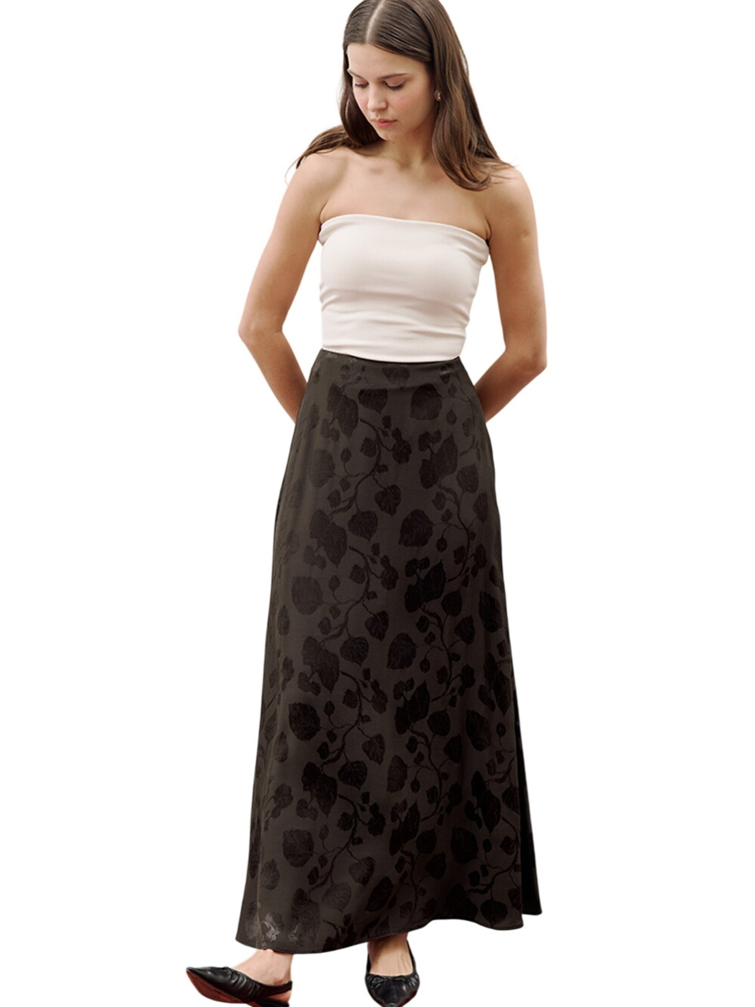 MANUKA Skirt in Brown: front