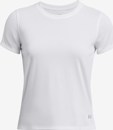 T-shirt fonctionnel 'Streaker' UNDER ARMOUR en blanc : devant