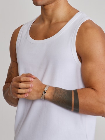 SikSilk Vest in White