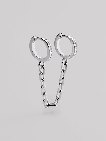 REYTEL - Pendientes 'CHAIN' en plata