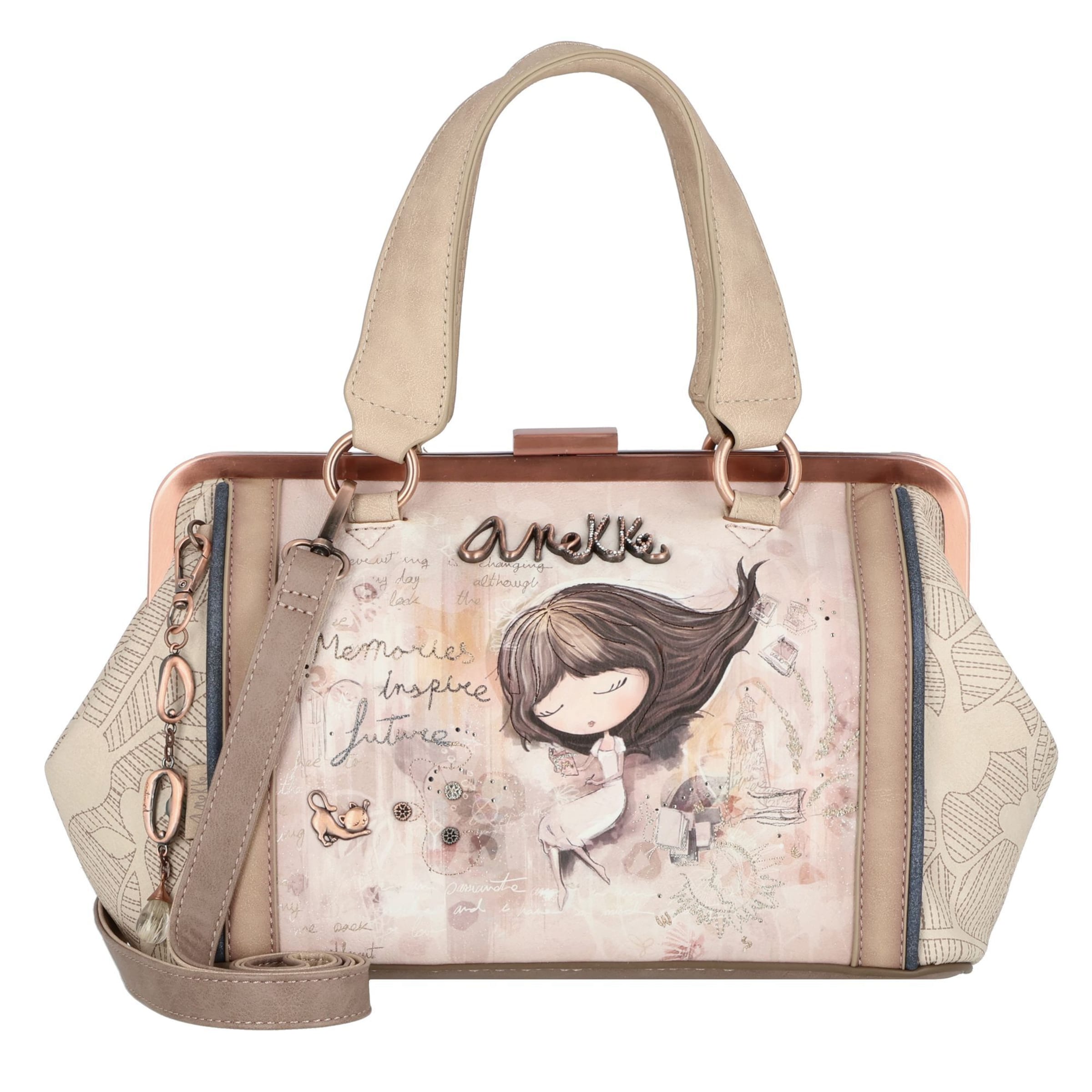 Anekke Schultertasche 'Nature' in Mischfarben: Vorderseite