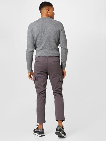 INDICODE JEANS Slim fit Cargo Pants 'Random' in Grey