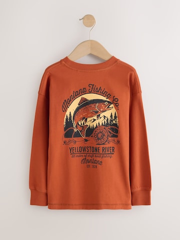 Next T-shirt i brun