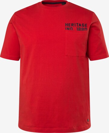 T-Shirt JP1880 en rouge : devant