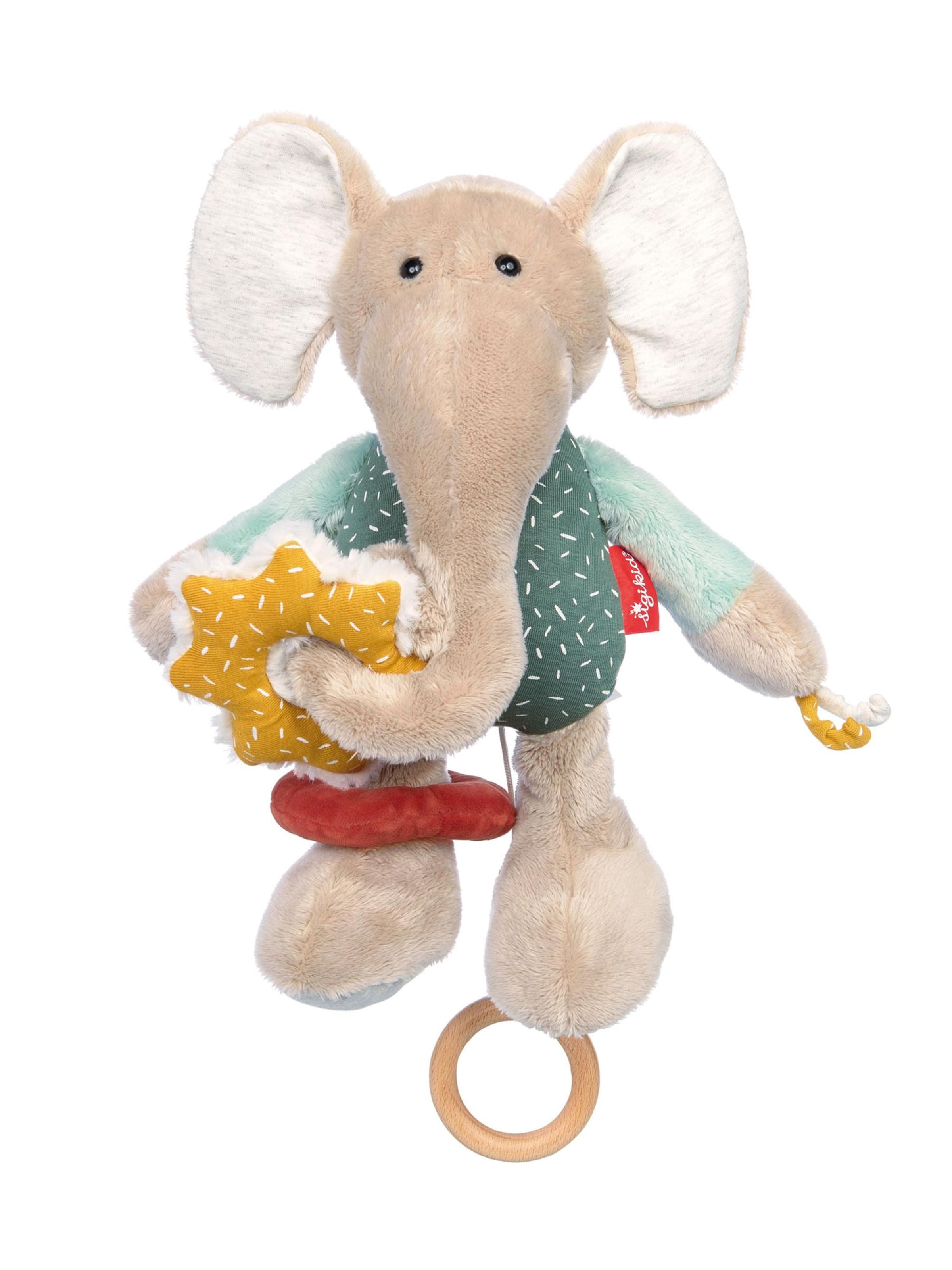 SIGIKID Stuffed animals 'Aktiv-Elefant' in Mixed colors: front