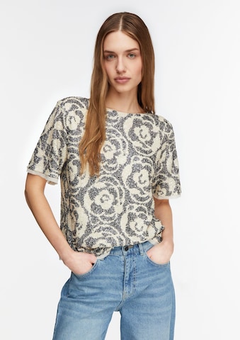 COMMA Blouse in Beige: voorkant