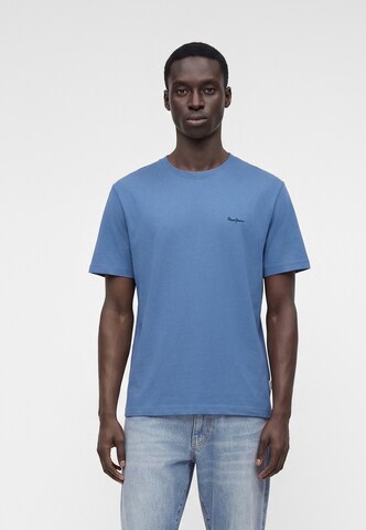 Pepe Jeans Shirt 'CONTRAST CONNOR' in Blauw: voorkant