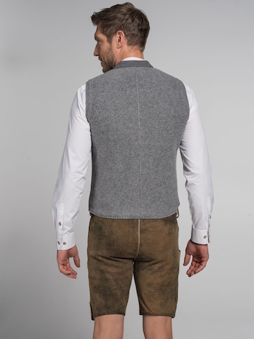 SPIETH & WENSKY Traditional Vest 'FCB - Tarock' in Grey