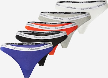 Calvin Klein Underwear Thong in Blue: front