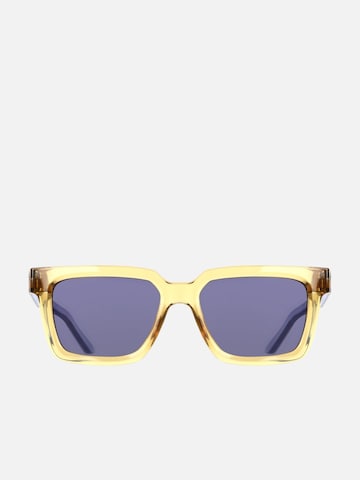 NIKE Zonnebril 'Nike NIKE TIDE COSMIC N IU8106X Midnight navy / blue 53/17/145 MAN Sunglasses' in Goud: voorkant