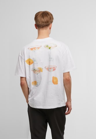 Mister Tee Choose Your Drink Oversize Tee ' ' in Weiß