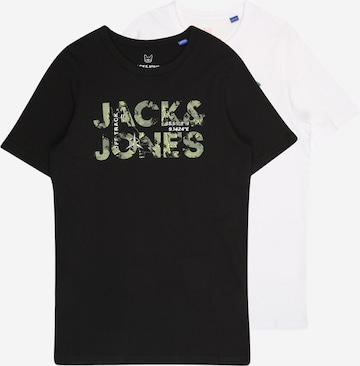 Jack & Jones Junior - Camiseta en negro: frente