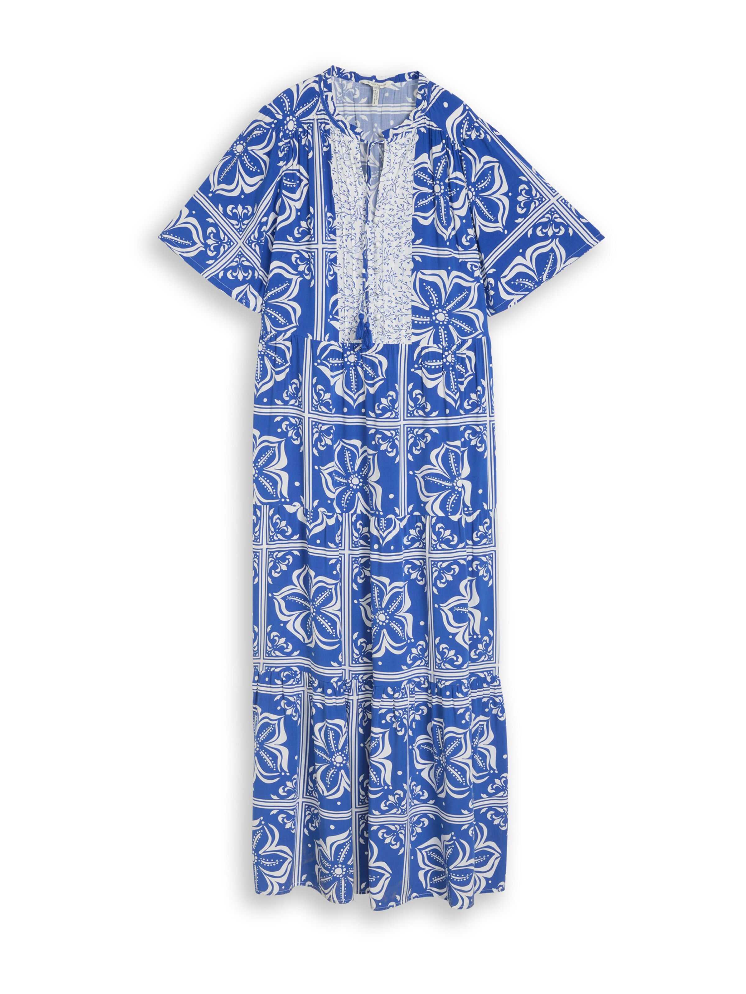 TOM TAILOR Jurk in Blauw: voorkant