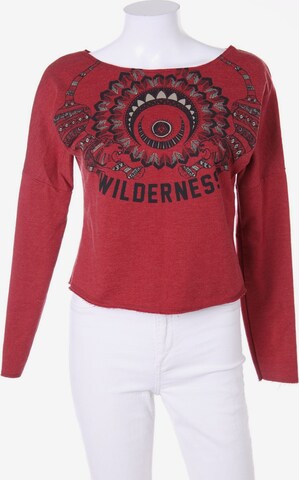 Tally Weijl Sweatshirt & Zip-Up Hoodie in S in Red: front