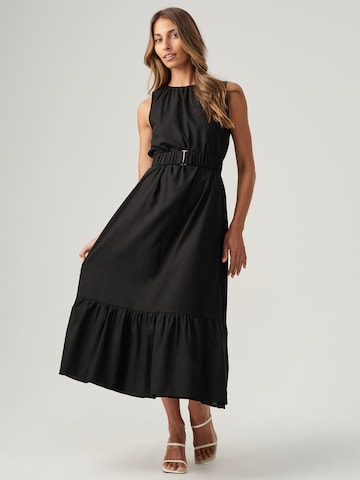 The Fated Dress 'AXEL' in Black: front