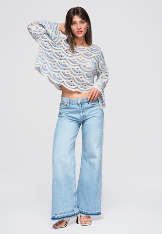 Ombre Blouse in Gemengde kleuren