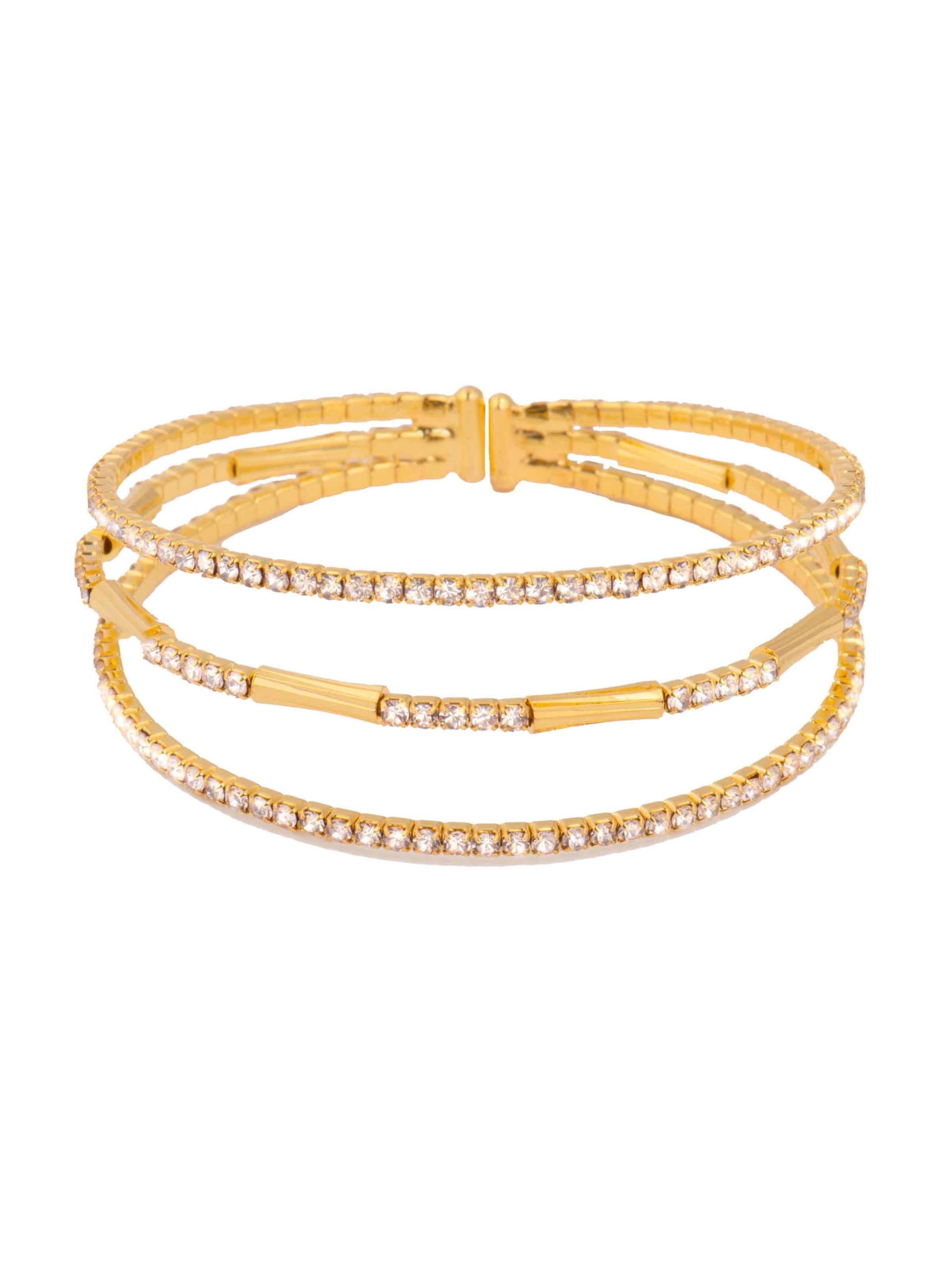 Luxenter Armbånd 'Amlok' i 19 cm i guld, Produktvisning