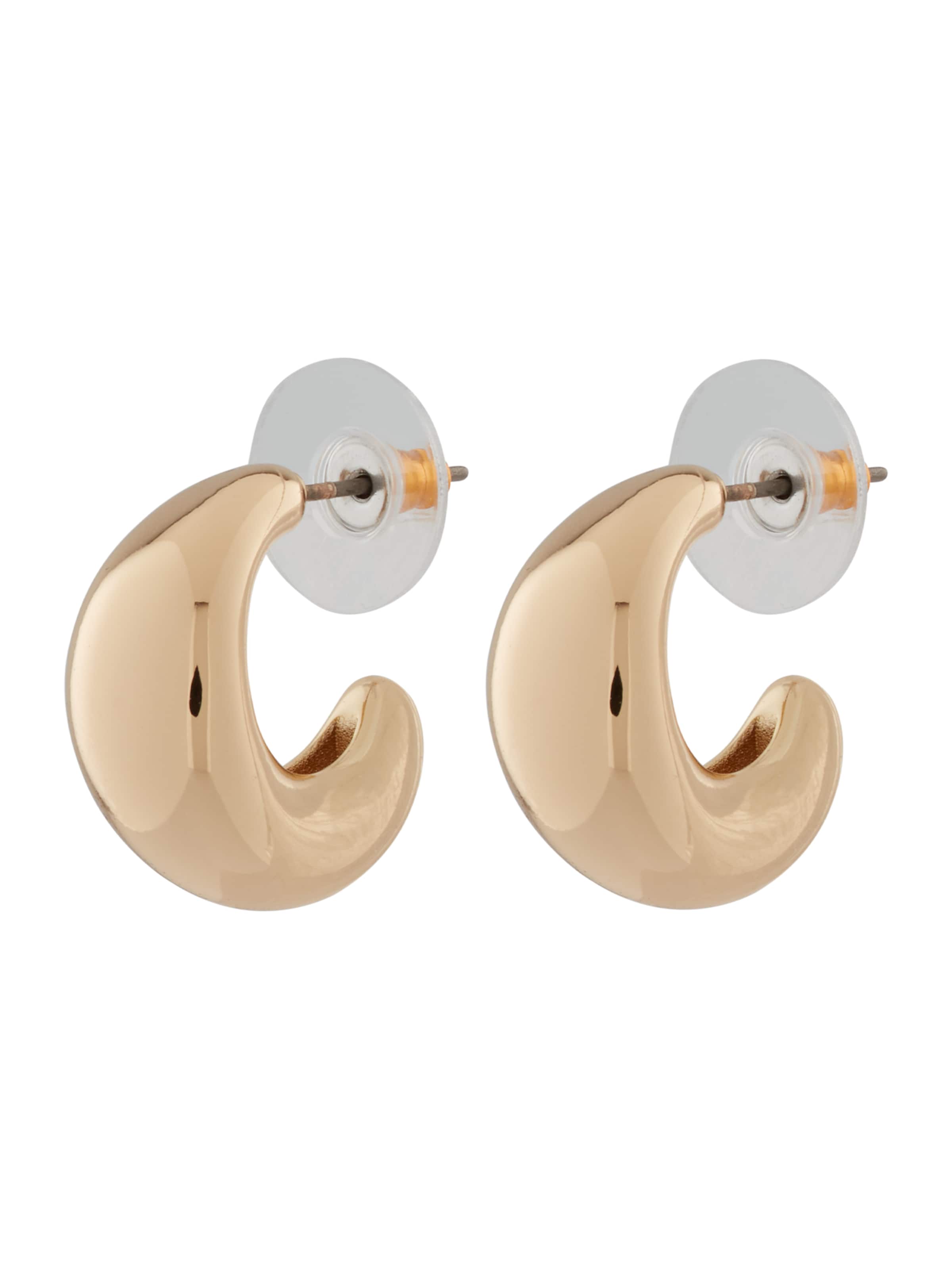 DKNY Обеци в злато: отпред