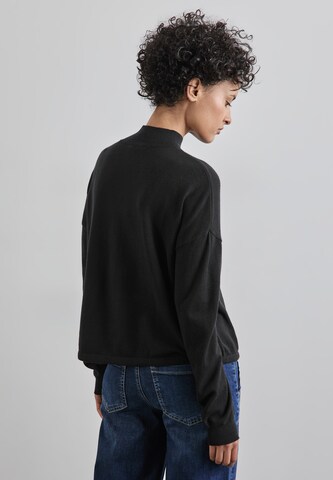 STREET ONE Pullover in Schwarz