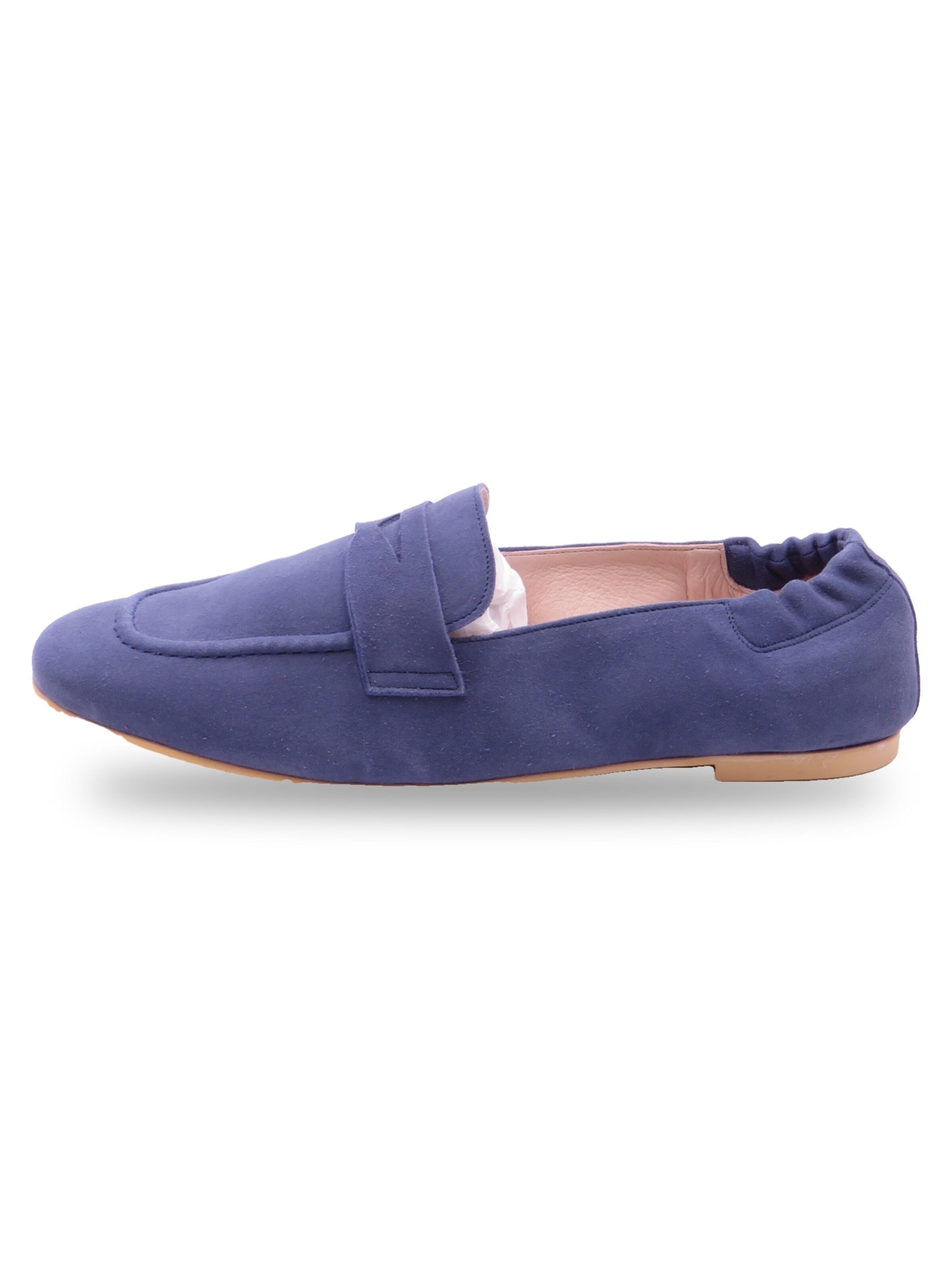 Apple of Eden - Mocasines 'Zira' en azul: frente