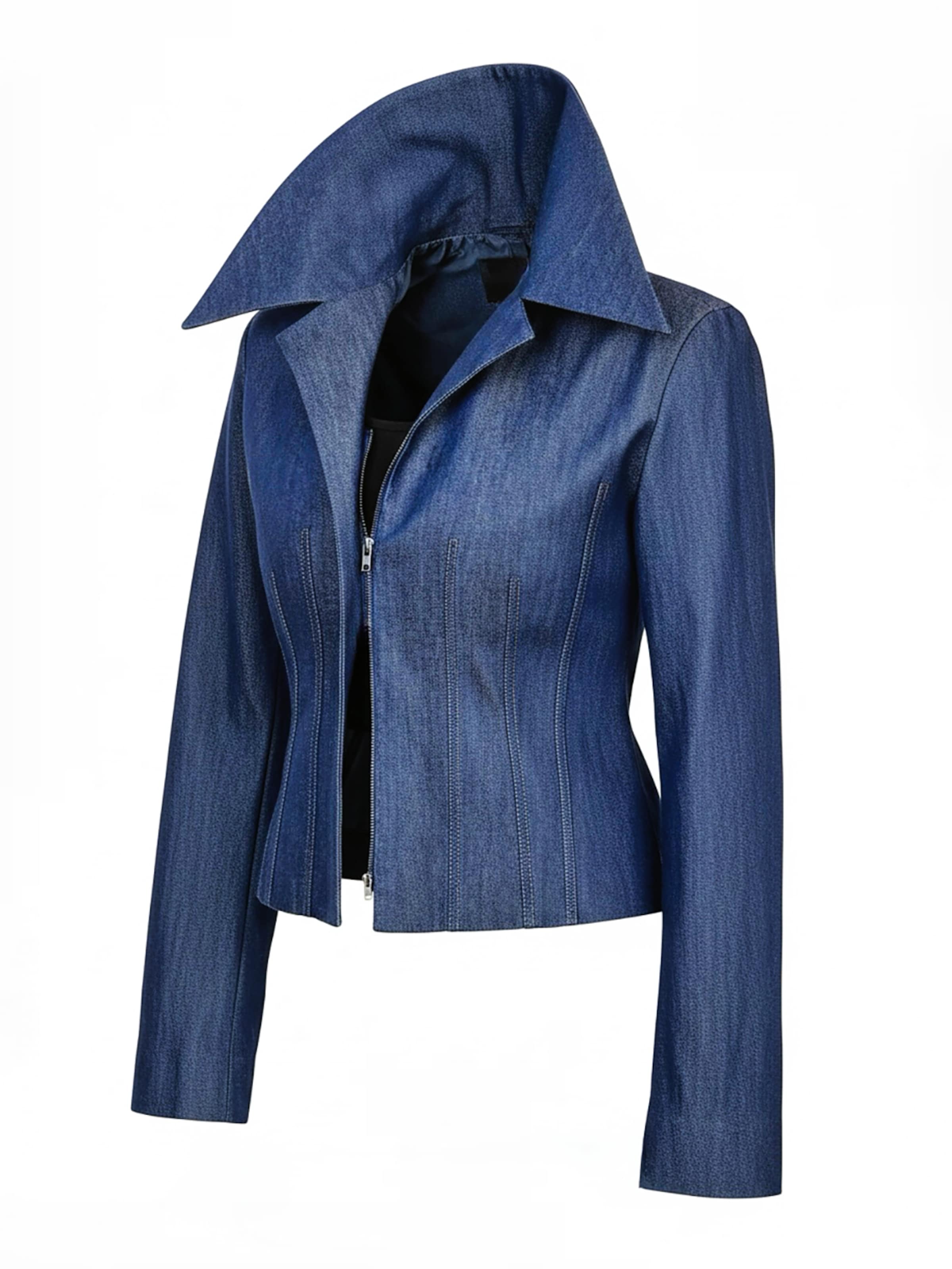 IUnique - Chaqueta de entretiempo 'Denim jacket' en azul: frente