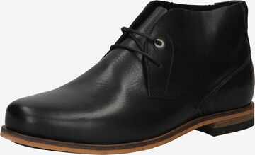 Boots chukka 'Spurs' di haghe by HUB in nero: frontale