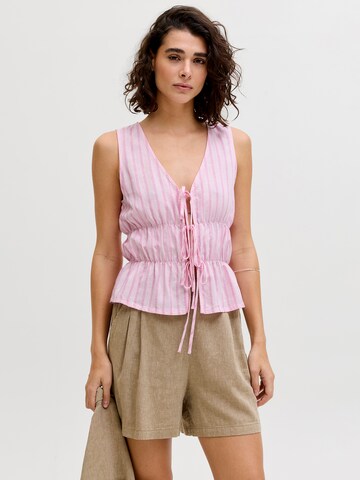 JJXX - Blusa en rosa: frente