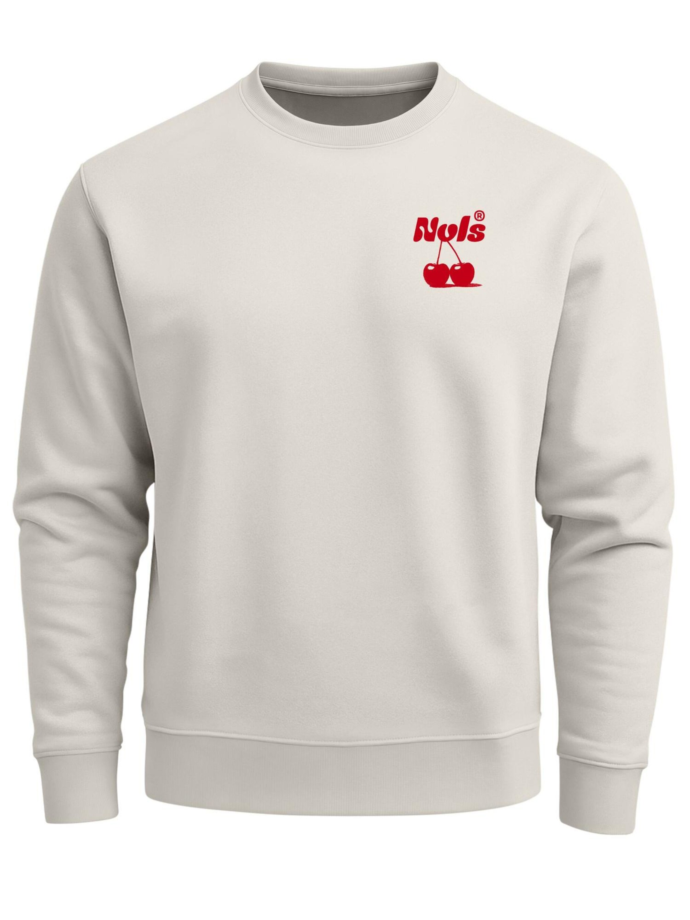 Neverless Sweatshirt 'Cherry Vignola'‌‌‌‌‌‌‌ in Beige: Vorderseite