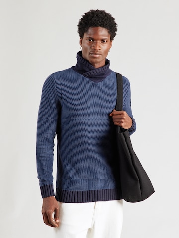 TOM TAILOR Sweater in Blue: front