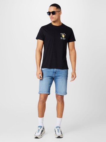 Vertere Berlin T-Shirt 'SAXOPHONE' in Schwarz