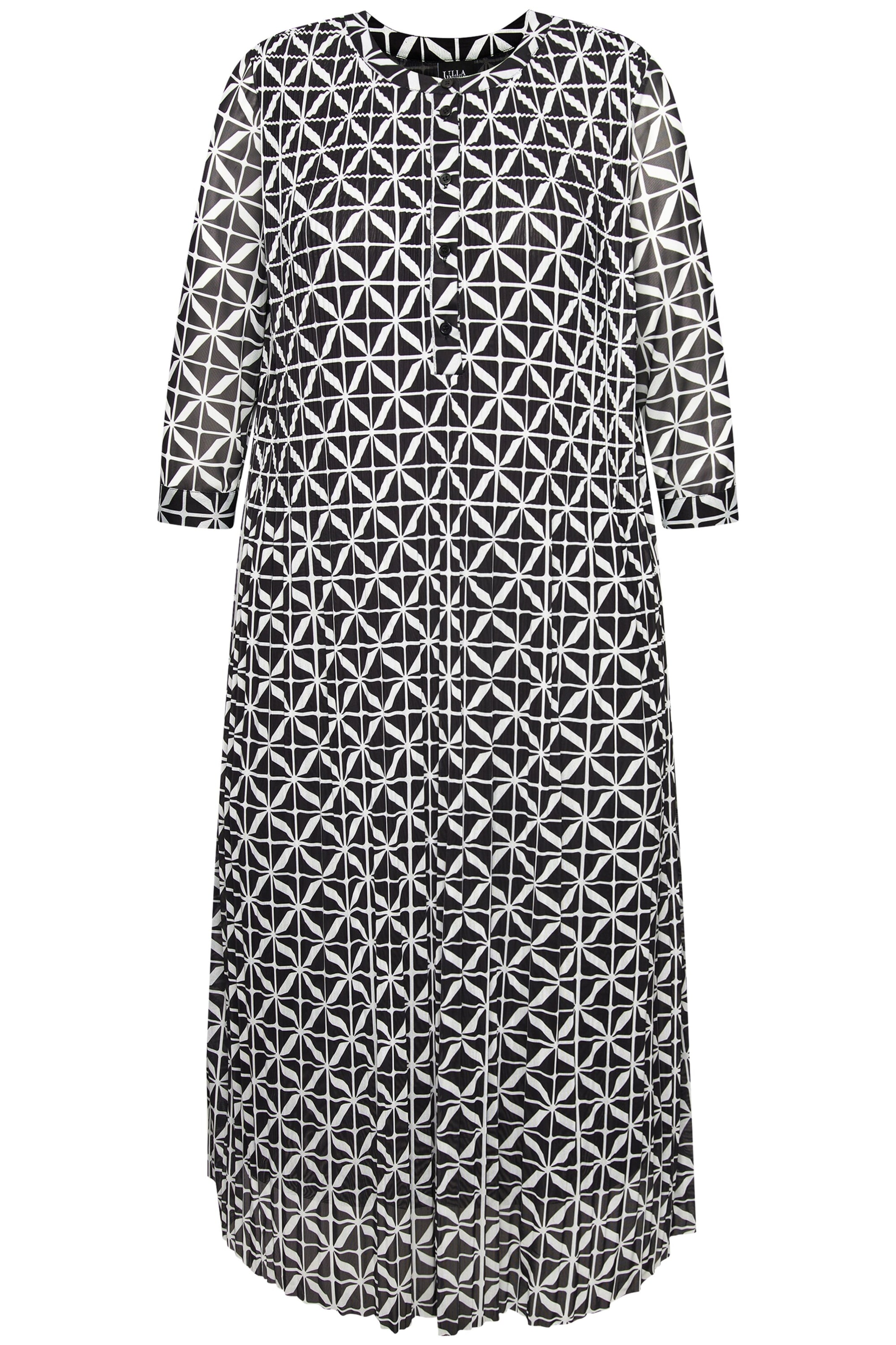 Ulla Popken Kleid in Schwarz: Vorderseite