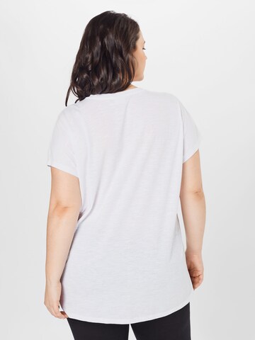 T-shirt 'MATHILDE' Noisy May Curve en blanc