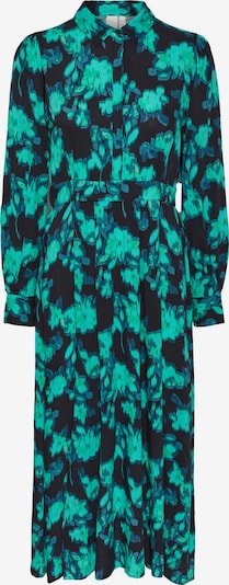 Y.A.S Shirt dress 'FLAIR' in Navy / Sky blue / Light green / Black, Item view