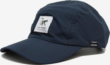 Surf Monkey Sportcap in Blau: Vorderseite