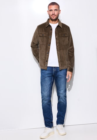 Street One MEN Regular Fit Hemd in Braun