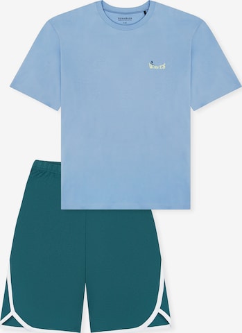 Pyjama ' Teens Nightwear ' SCHIESSER en bleu : devant