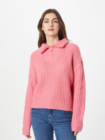 Someday Sweater in Pink: front