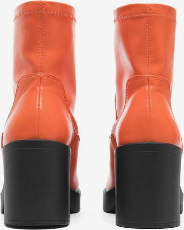 Bianco Ankle Boots in Orange