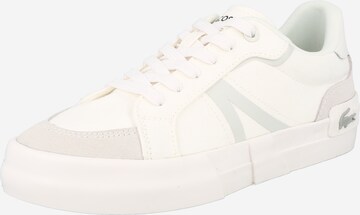 LACOSTE Låg sneaker 'L004' i vit: framsida