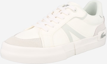 LACOSTE Sneaker low 'L004' i hvid: forside