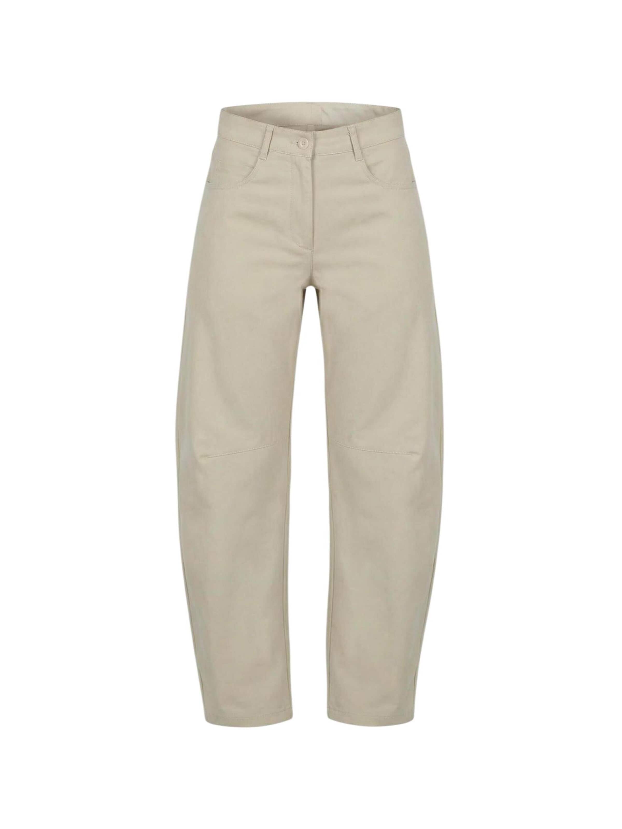 Regular Pantalon 'Pantaloni Cotone Dritti PE26085' I AM en beige