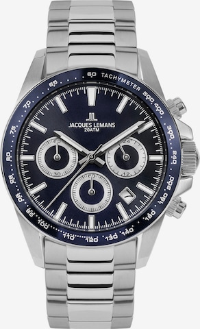 Jacques Lemans Uhr in Blau: predná strana